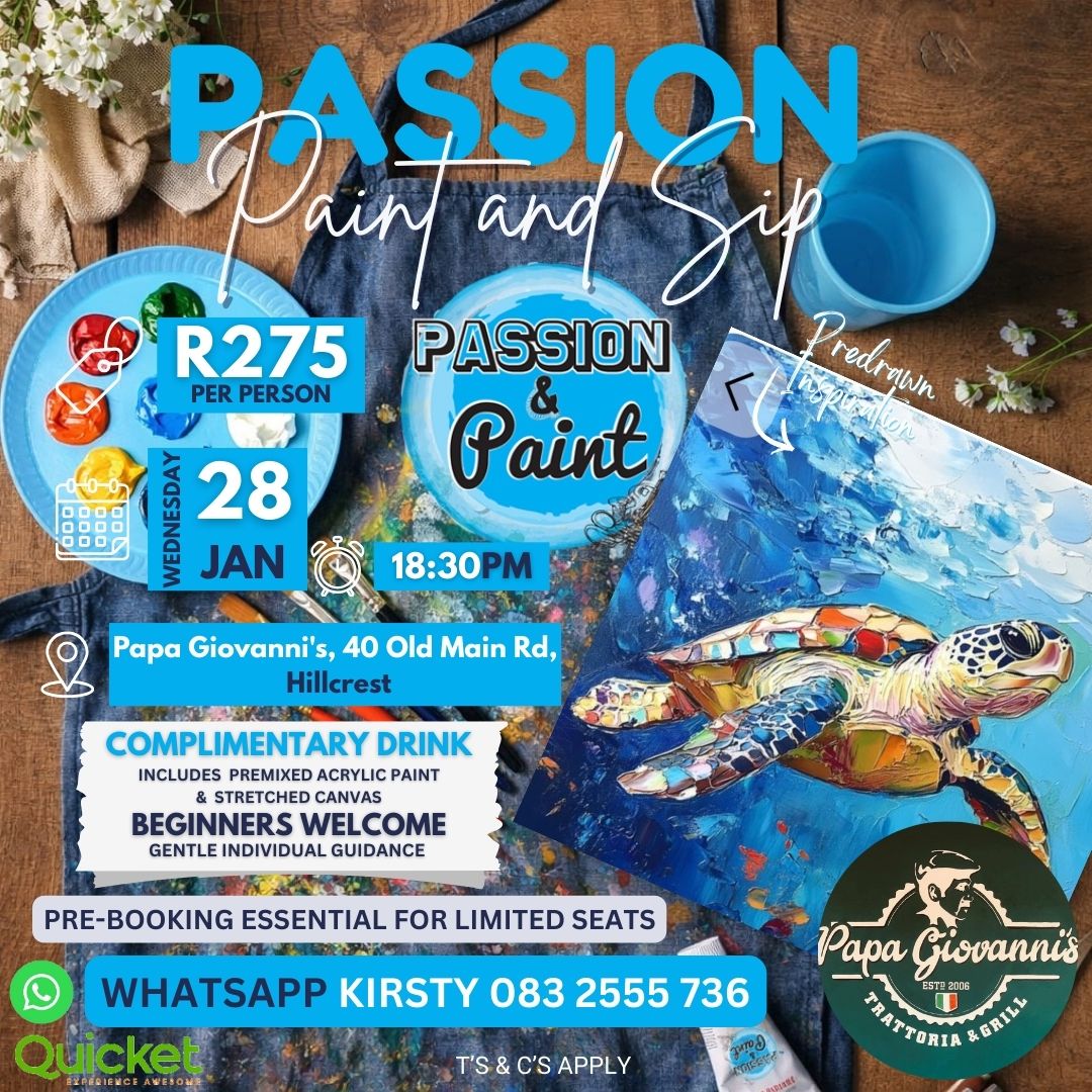 Passion Paint and Sip - Turtle Hillcrest