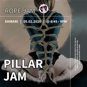 Shibari Rope Jam | Pillar Jam - Beginner Friendly