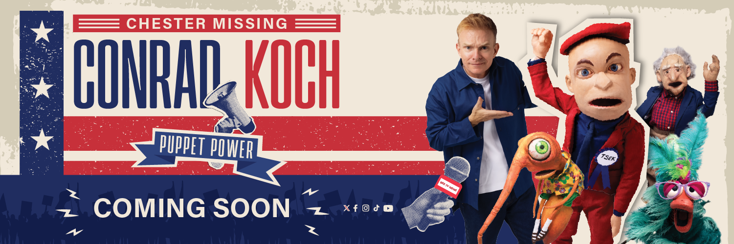 Conrad Koch & Chester Missing's Puppet Power LIVE in Menlyn, Pretoria 24 January 2026