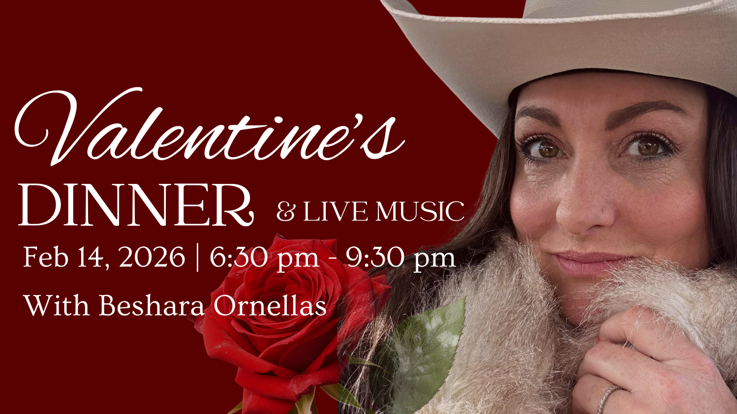 VALENTINES DAY – Dinner & live music with Beshara