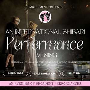 Shibari Performance Cape Town: Featuring Danish International Performers & Local Talents