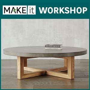 How to make a round coffee table