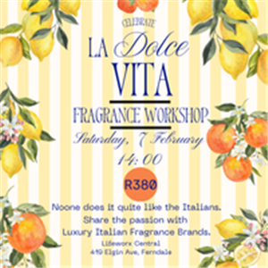 La Dolce Vita Italian Fragrance Brands Workshop