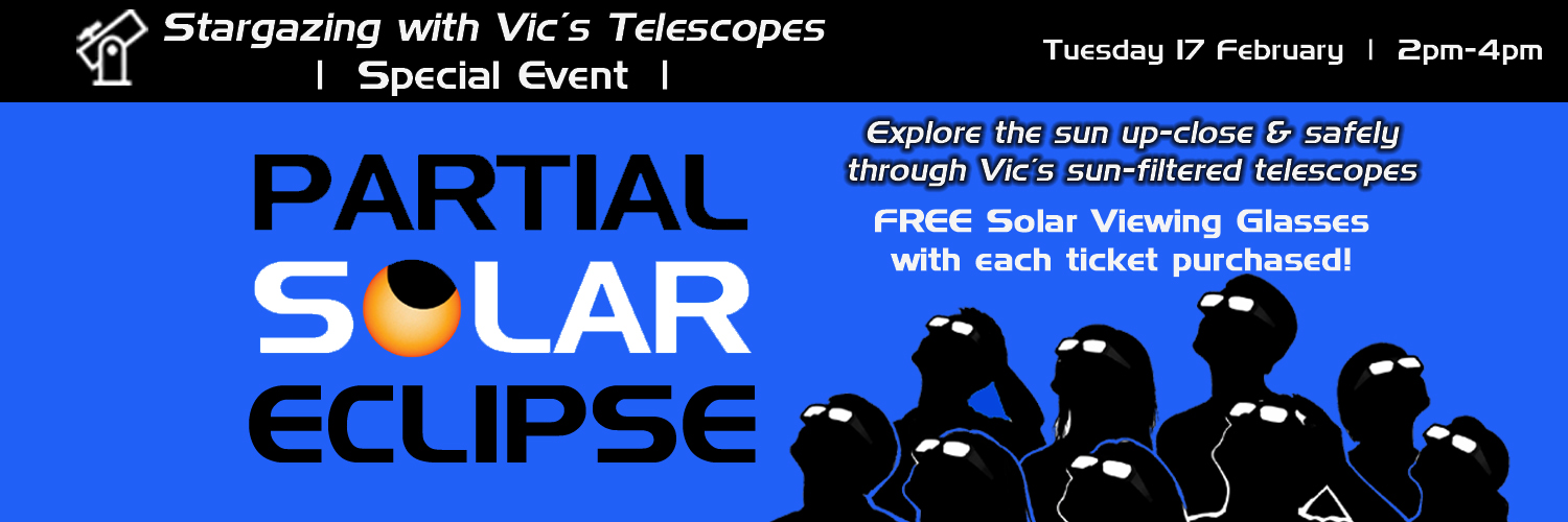 Stargazing with Vic's Telescopes | Partial Solar Eclipse @ Casalinga