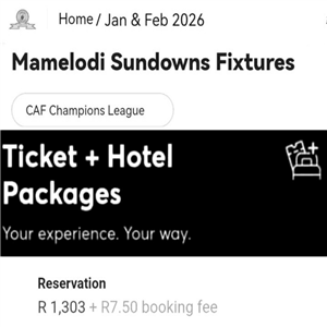 Football Travel Packages - Sundowns