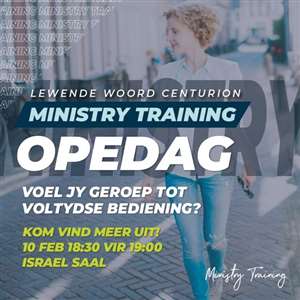 Ministry Training Opedag/Openday