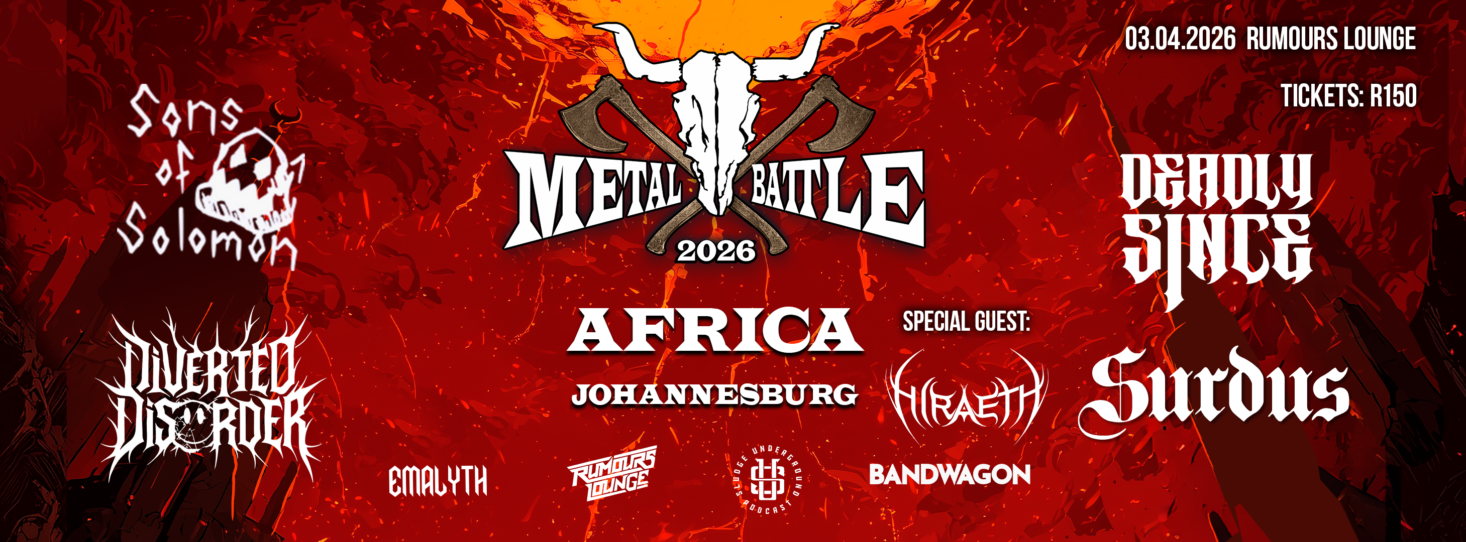 Wacken Metal Battle Africa - JHB - Rumours Heat