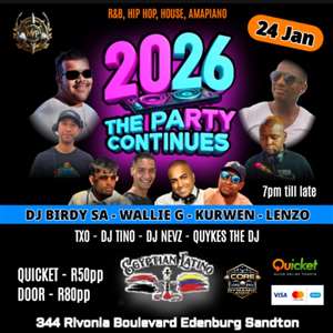 2026 THE PARTY CONTINUES