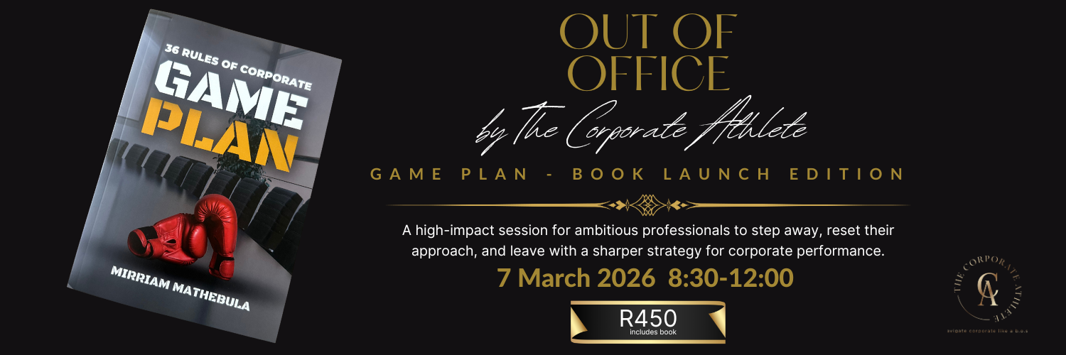 Out of office - Game Plan Book Launch edition