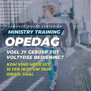 Ministry Training Opedag/Openday