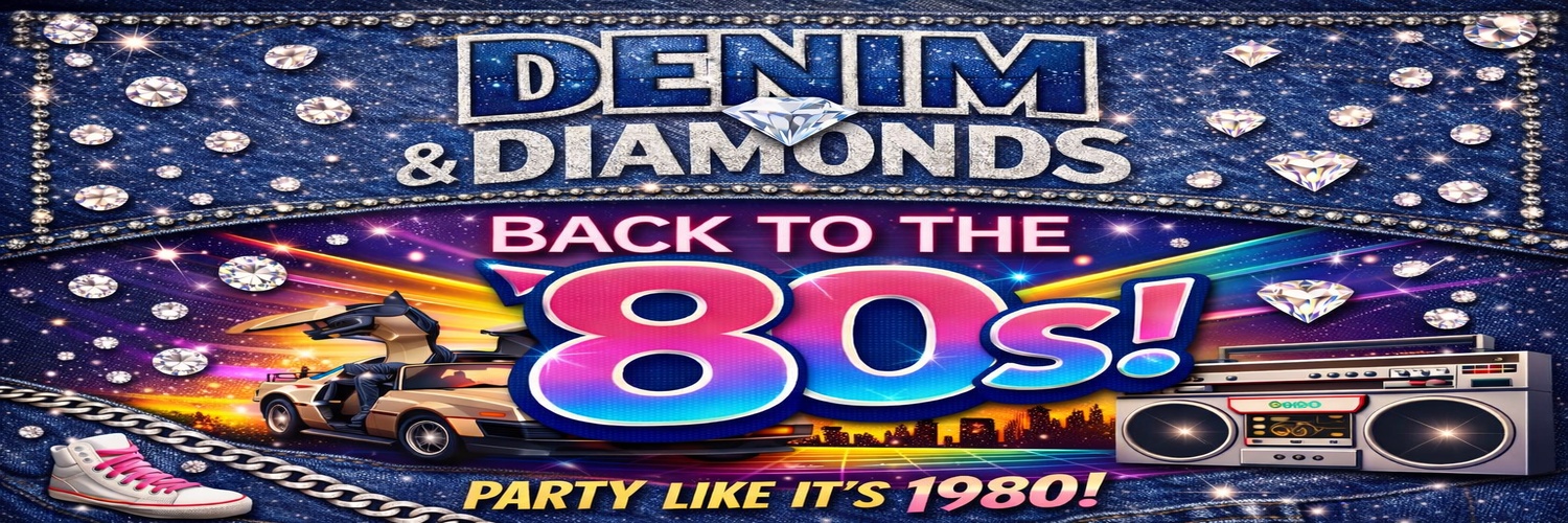 Denim & Diamonds Back to the 80's Dance