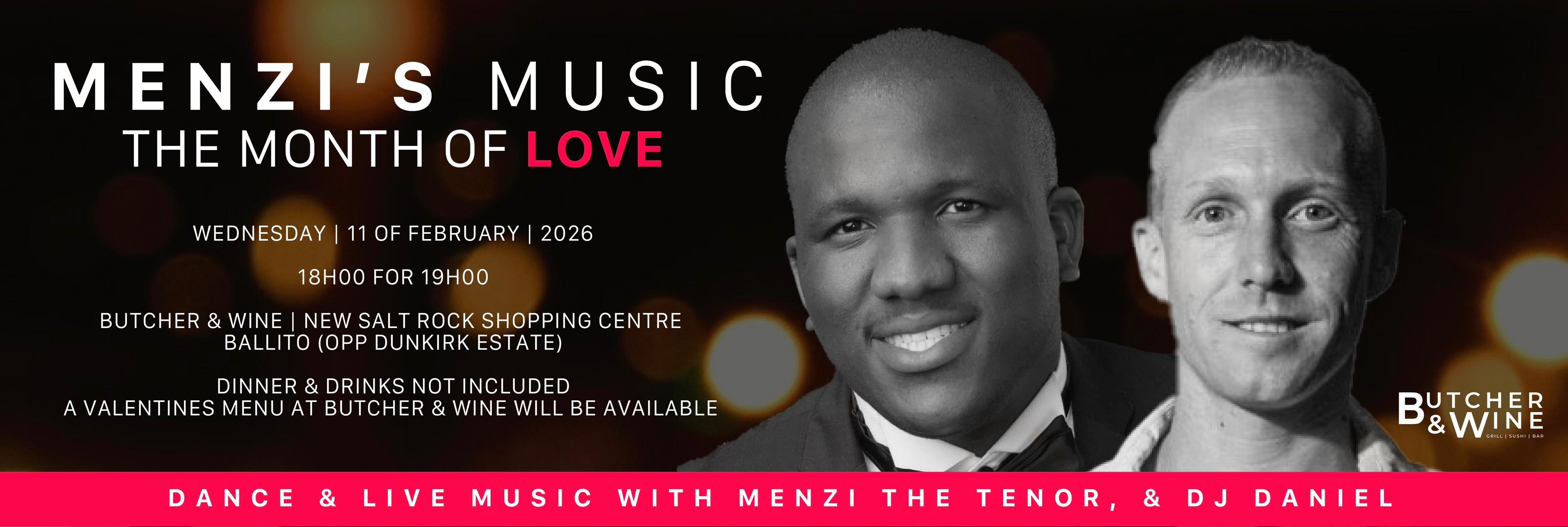MENZI's music - the month of LOVE