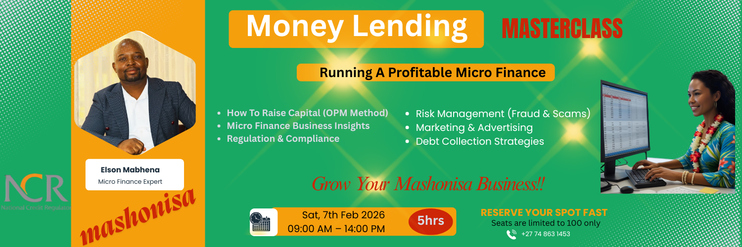 Money Lending Business Masterclass (Mashonisa)