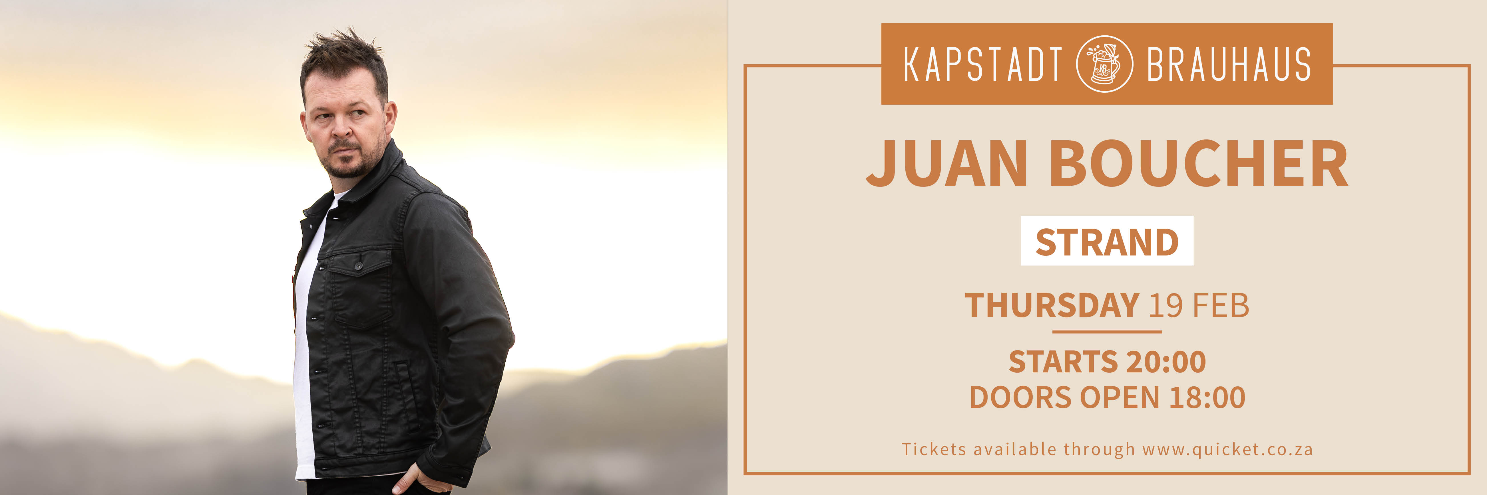 Juan Boucher live by Kapstadt Brauhaus Strand