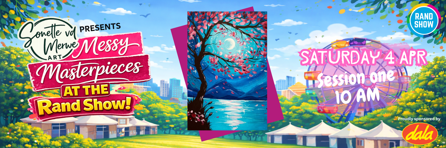 Messy Masterpieces Paint Event @ The Rand Show DAY 3 SESSION 1