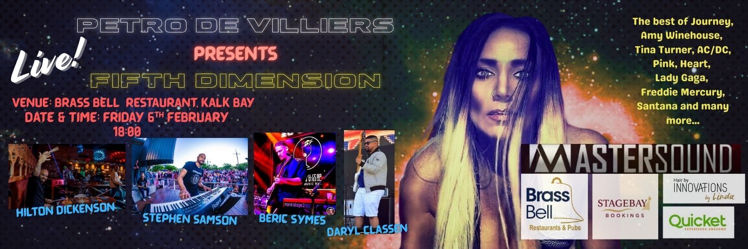 Petro de Villiers presents: Fifth Dimension – Live at Brass Bell, Kalk Bay