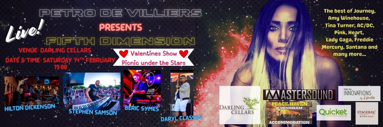 Valentine’s Picnic Under the Stars - Petro de Villiers presents: Fifth Dimension