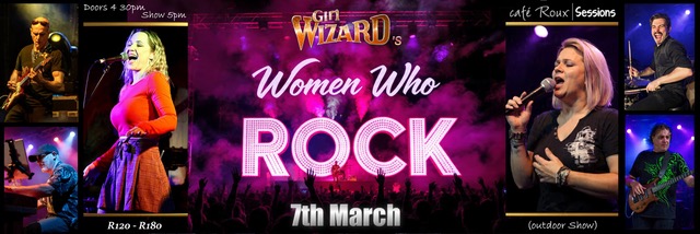Gin Wizard’s Women Who Rock - A Summer Outdoor Concert!