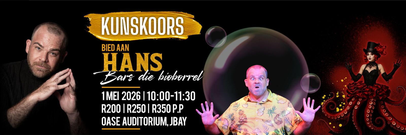 Kunskoors - HANS bars die bioborrel