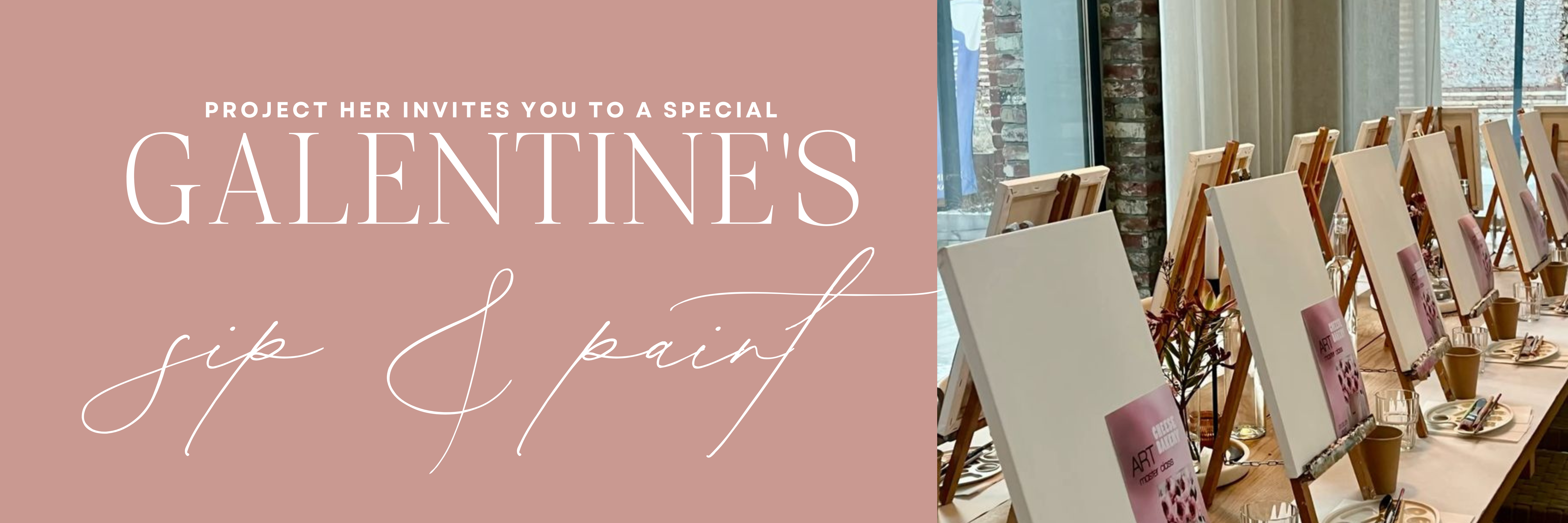 Galentine’s Sip & Paint Brunch | Project HER x Neighbourgood