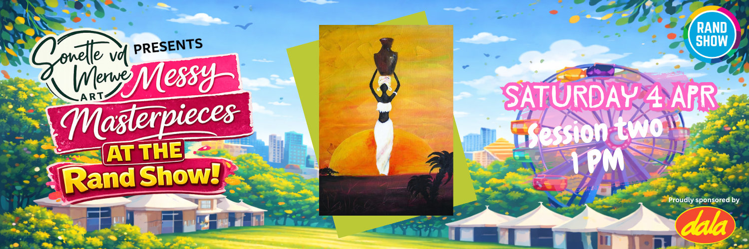 Messy Masterpieces Paint Event @ The Rand Show DAY 3 SESSION 2