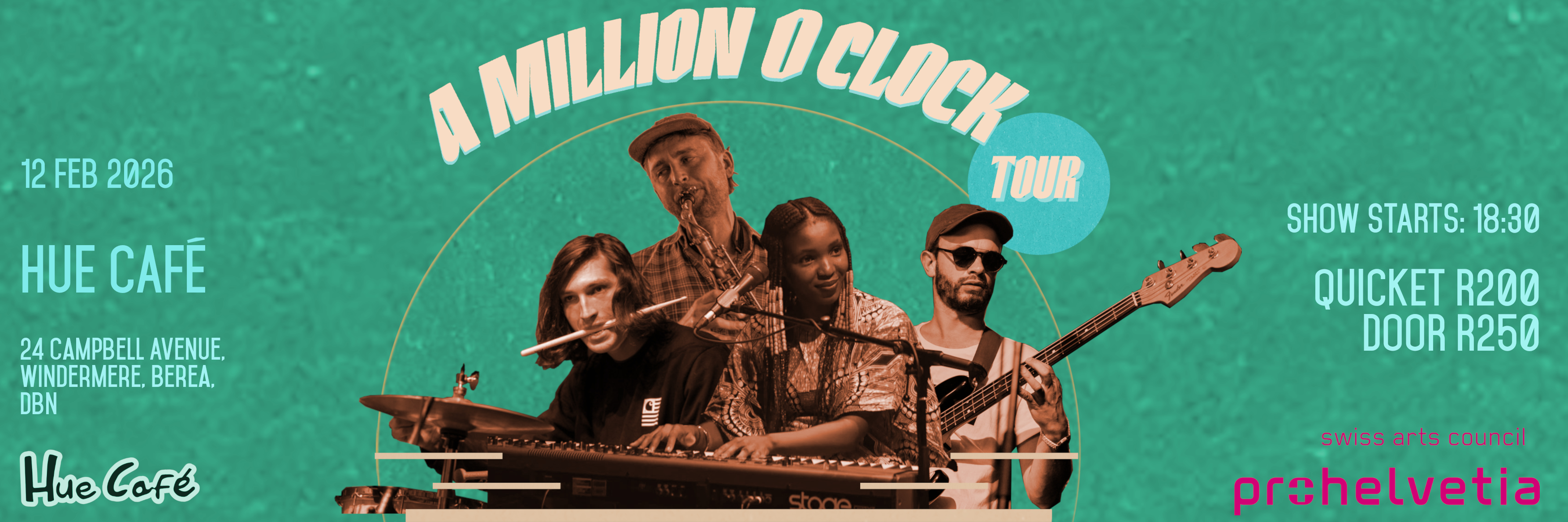 A Million O Clock Live at Hue Café