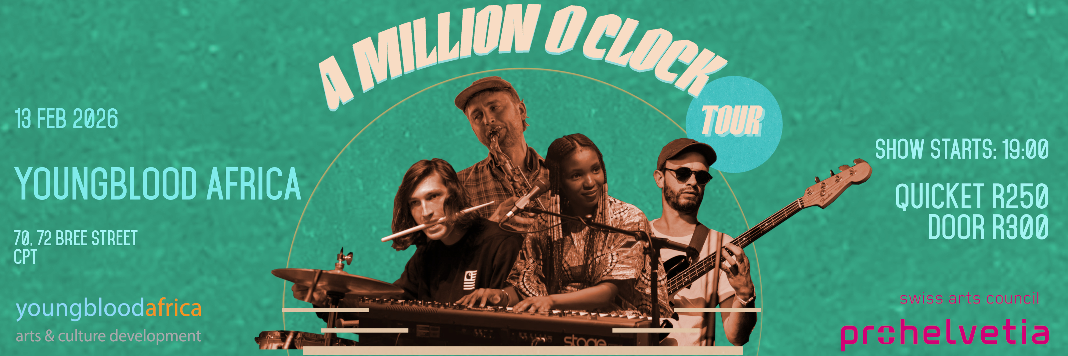 A Million O Clock Live at Youngblood Africa, CPT