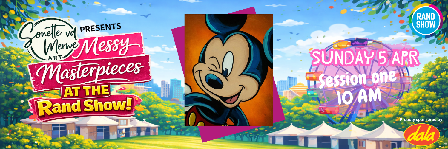 Messy Masterpieces Paint Event @ The Rand Show DAY 4 SESSION 1