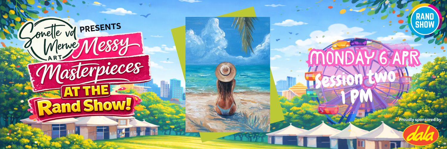 Messy Masterpieces Paint Event @ The Rand Show DAY 5 SESSION 2