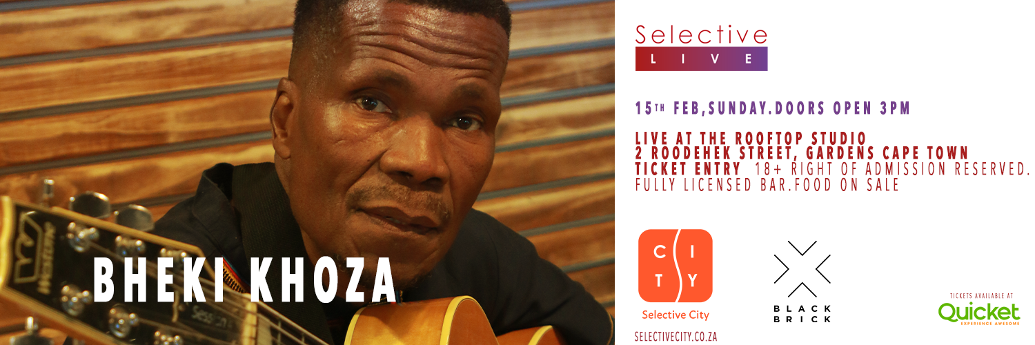 Selective Live rooftop Live Music experience with Bheki Khoza
