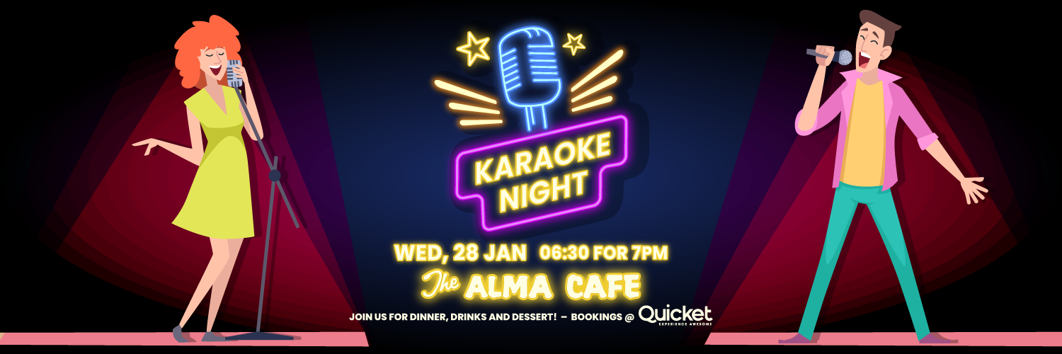 Alma Cafe Karaoke!