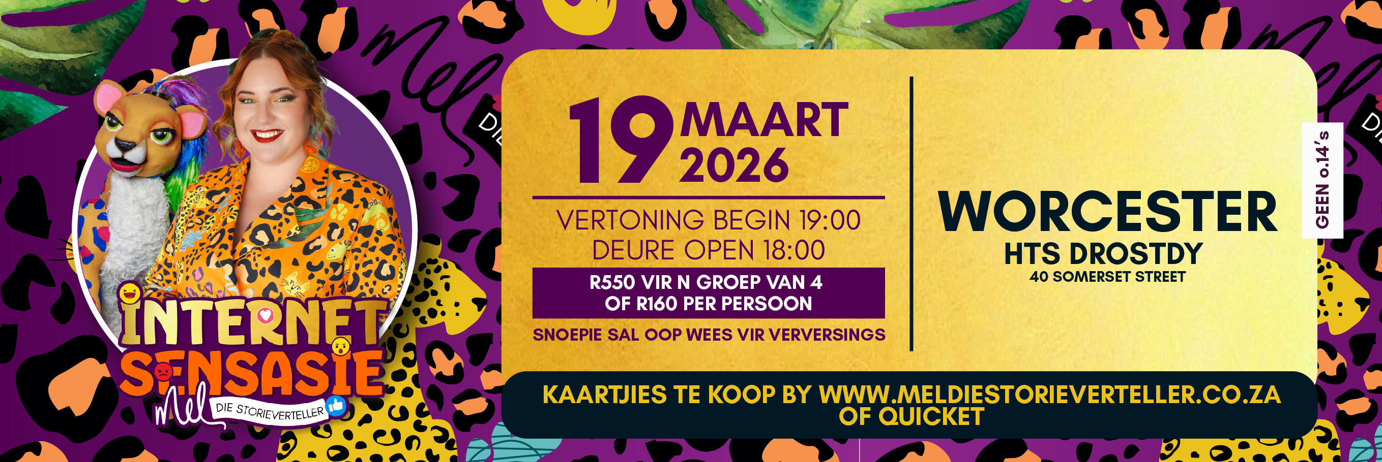 Mel die Storieverteller - WORCESTER - Internet Sensasie