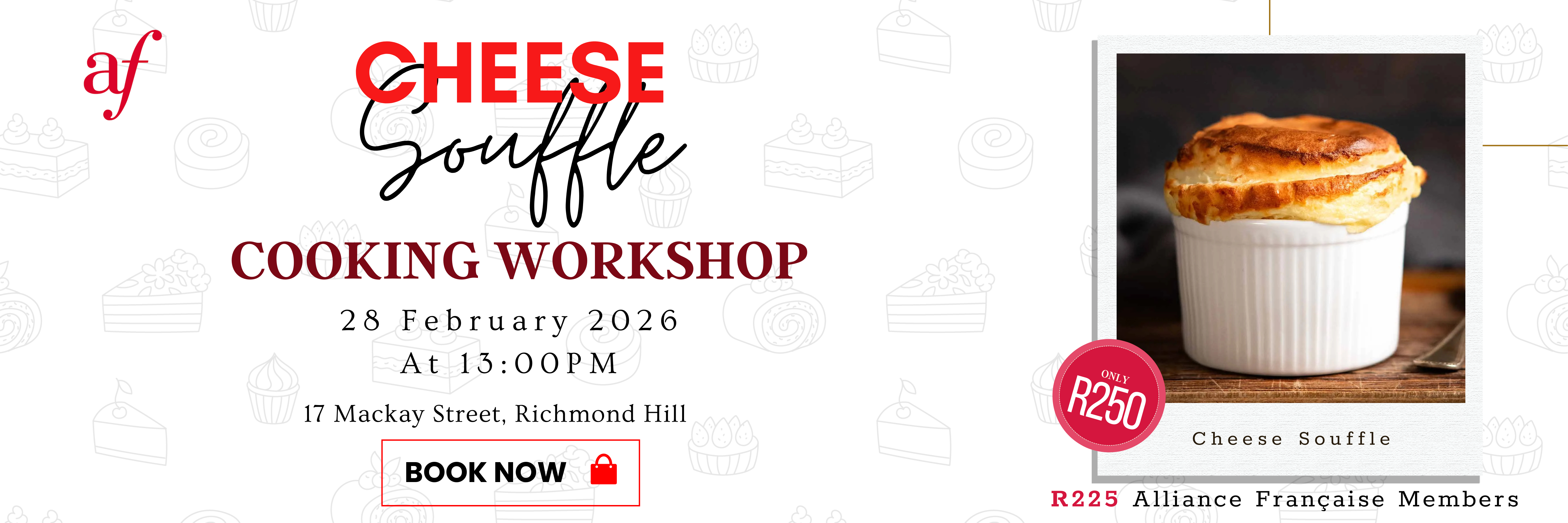 French Cooking Workshop: Cheese Souffle