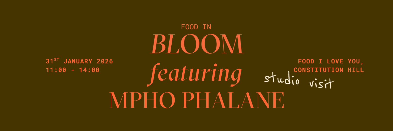 FOOD IN BLOOM | Studio Visits Series 2026