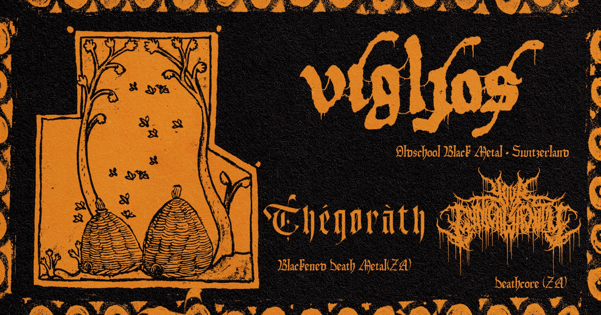 Vigljos (CH) | Your Cynical Sanity (ZA) | Thégoràth (ZA) live at the Westville Warehouse Durban.