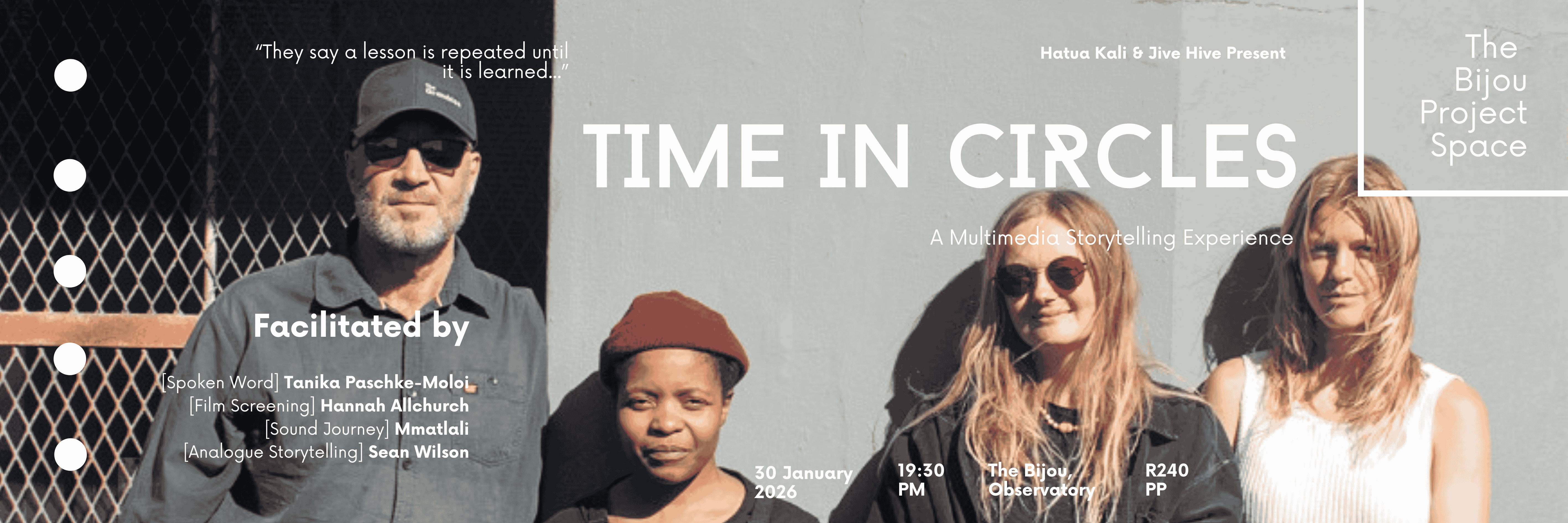 Time in Circles: a Multimedia Storytelling Experience at The Bijou