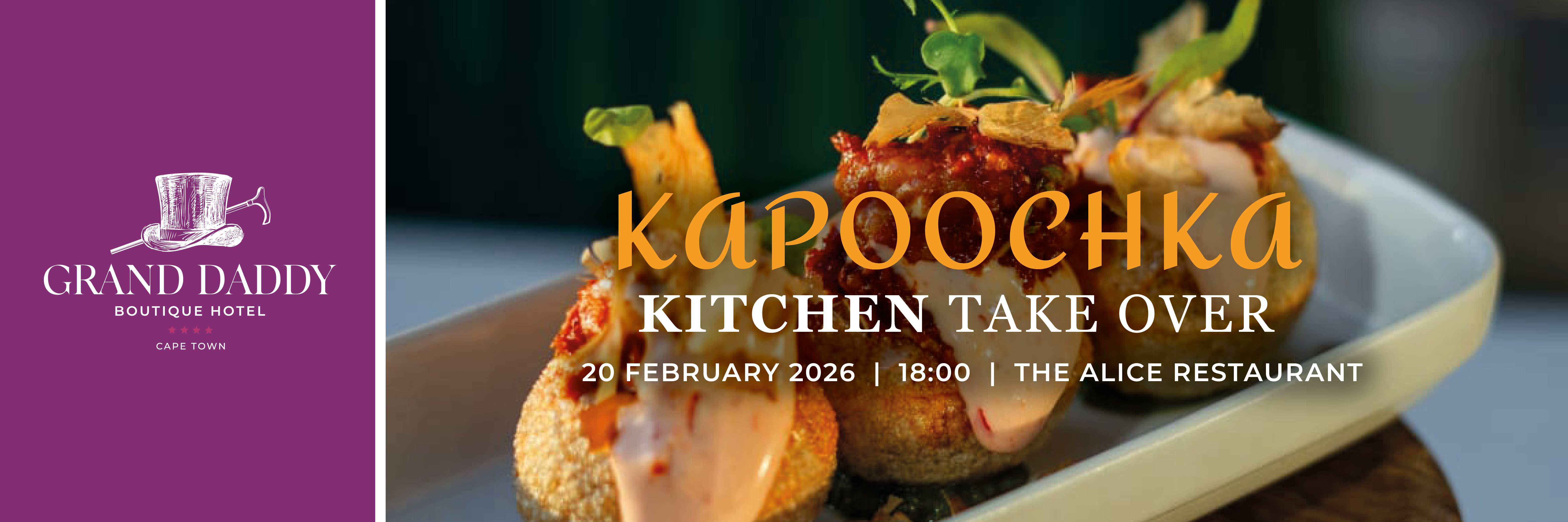 Kapoochka Kitchen Takeover