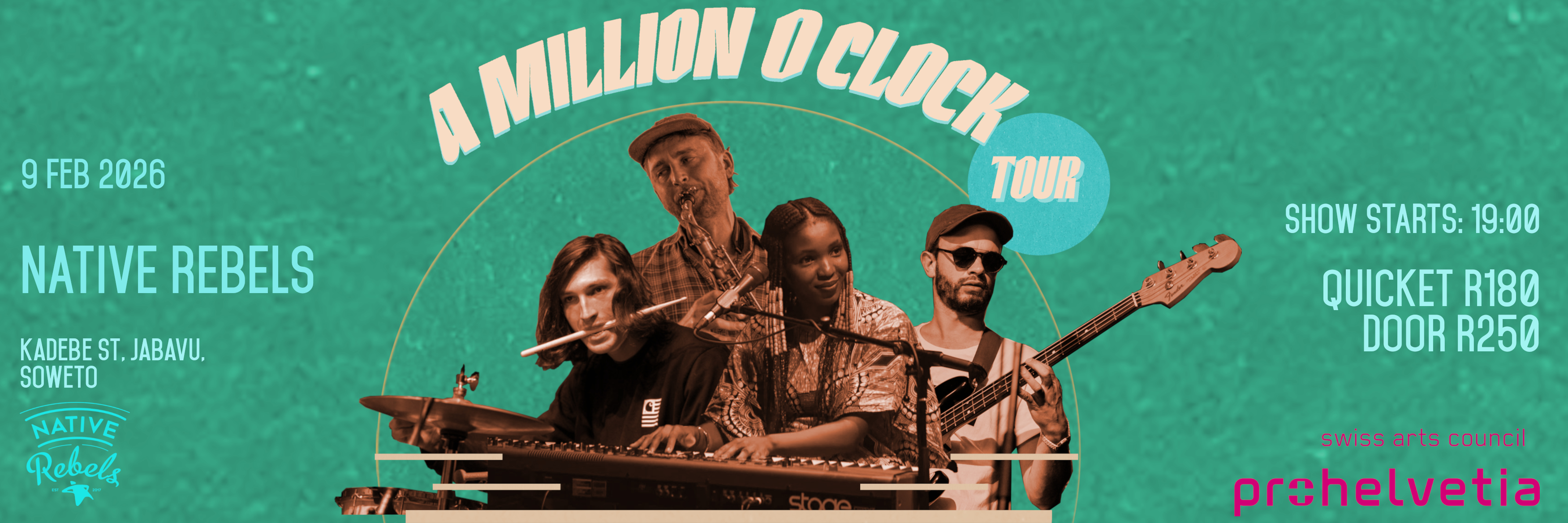 A Million O Clock SA Tour