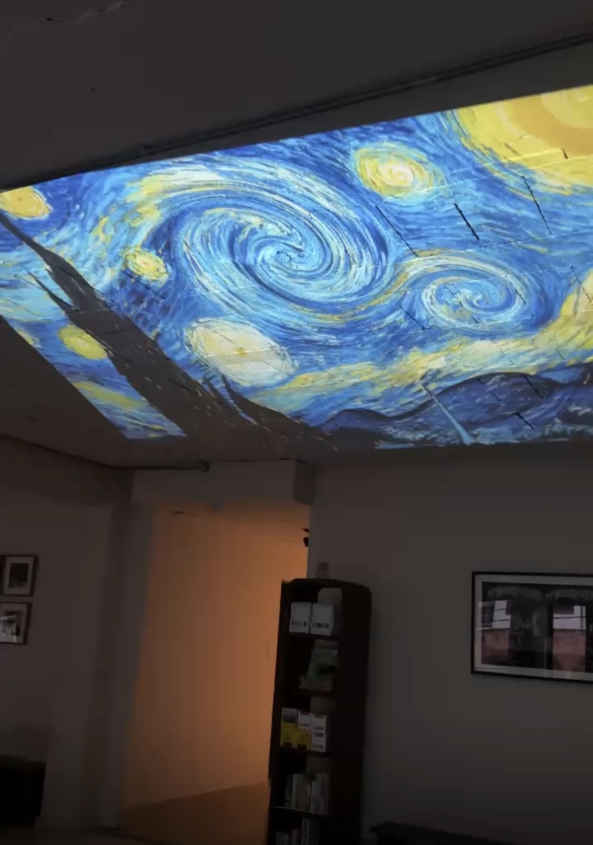 Van Gogh cake painting