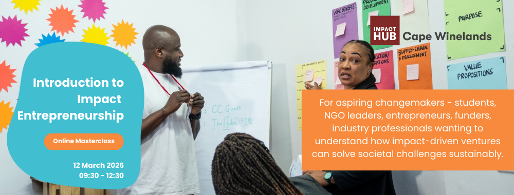 Masterclass: Introduction to Impact Entrepreneurship