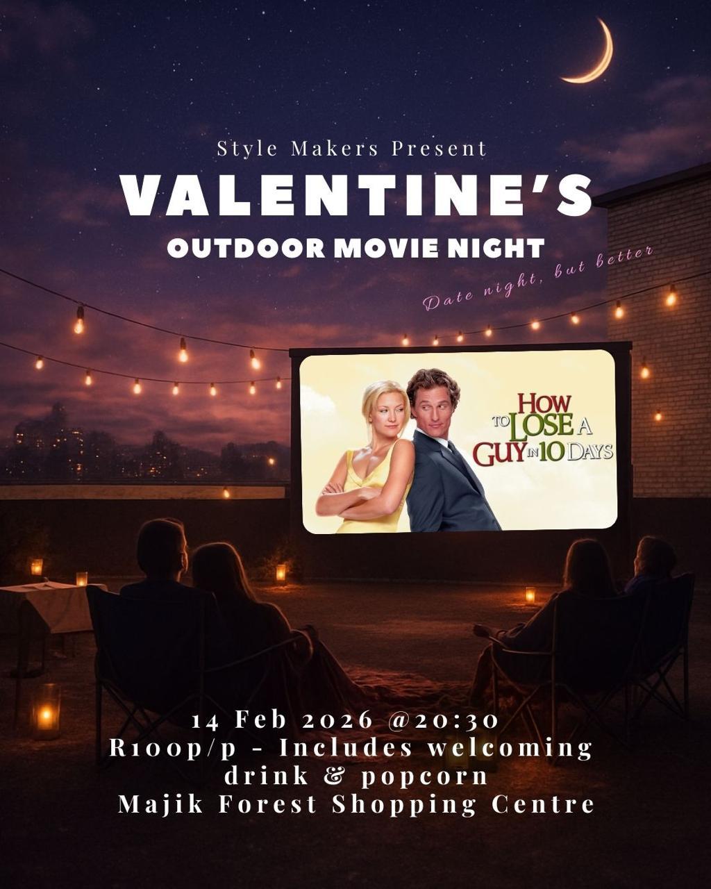 Valentine's outdoor movie night