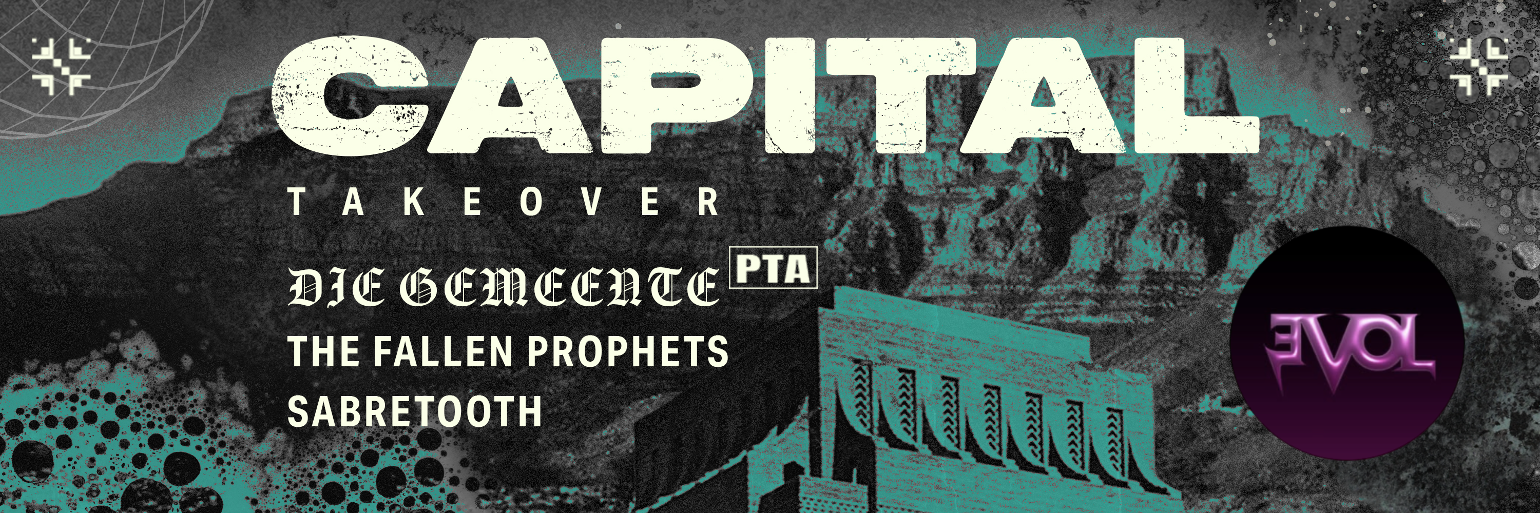 Capital Takeover - Die Gemeente / The Fallen Prophets / Sabretooth Live EVOL