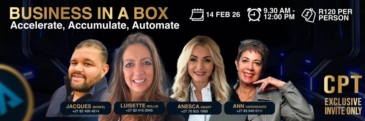 Business in a Box - Power of Blockchain - Cape Town