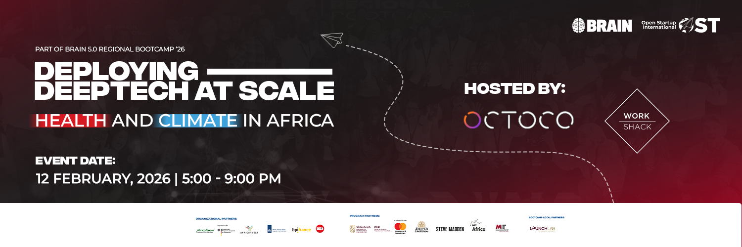 Deploying DeepTech at Scale: Health & Climate in Africa (Workshack)