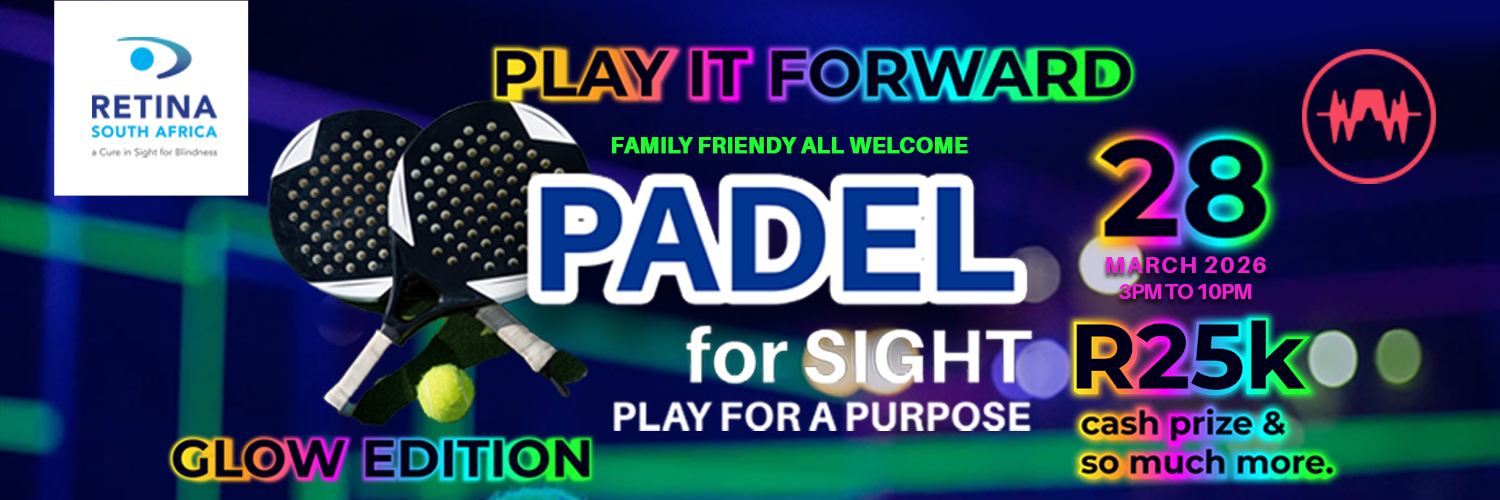 Padel for SIGHT Play for a Purpose Retina SA