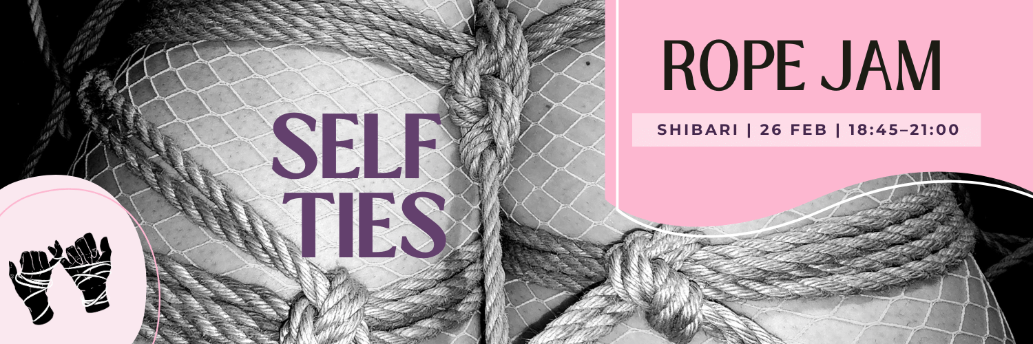 Shibari Rope Jam | Self Tie Jam - Beginner Friendly