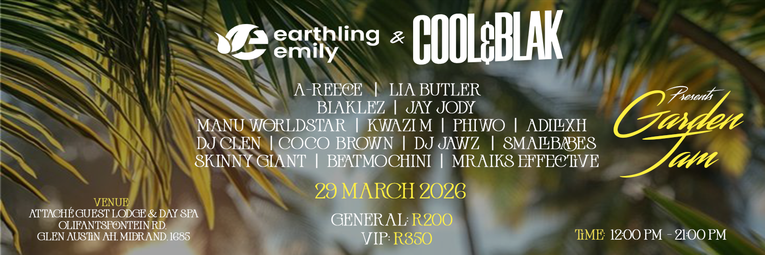 Earthling Emily x Cool&Blak Presents: Garden Jam