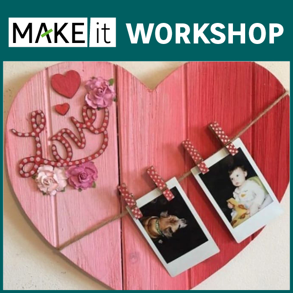 How to paint a Round/Heart Board For Valentines