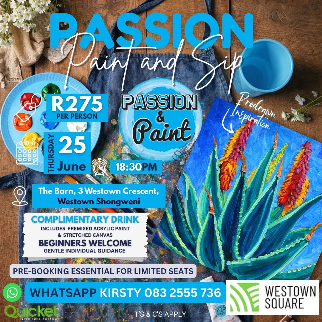 Passion Paint and Sip - Aloe There