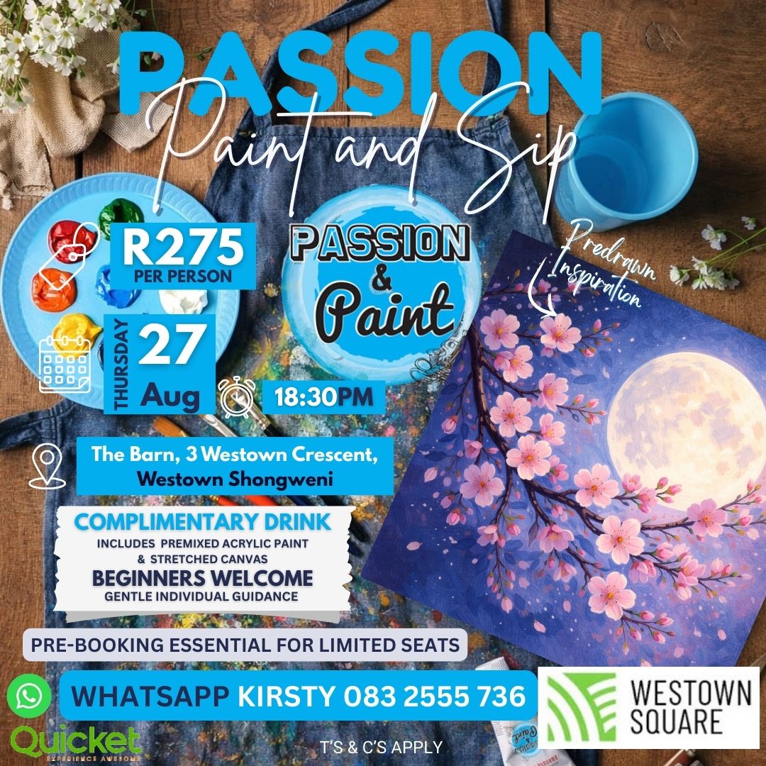 Passion Paint and Sip - Blossom and Breath